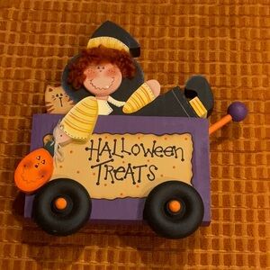 Handmade Halloween Cookie Jar Lid